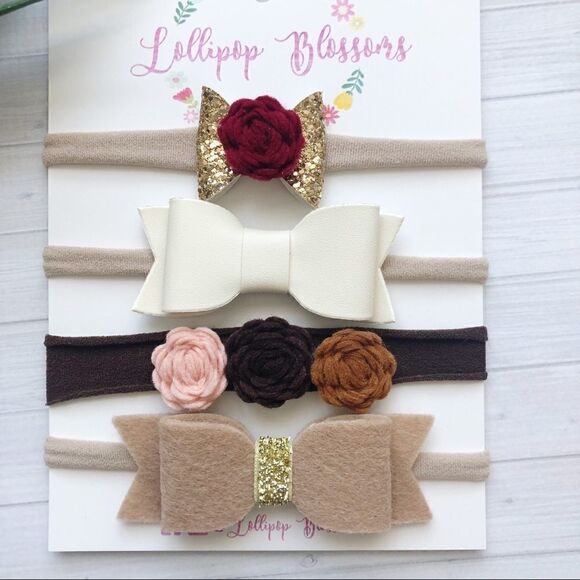 Fall baby Headband Bundle 🍁 Thanksgiving - Picture 2 of 3